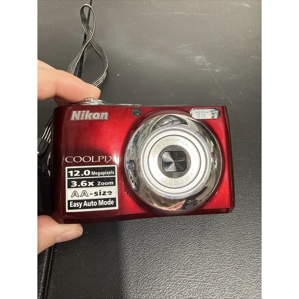 NIKON COOLPIX L22 Digital Camera Red Spares Repairs/parts Only